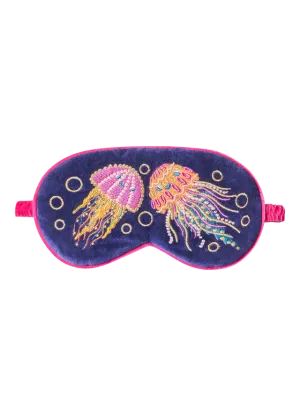 Powder Jolly Jellies Luxury Velvet Eye Mask - Navy