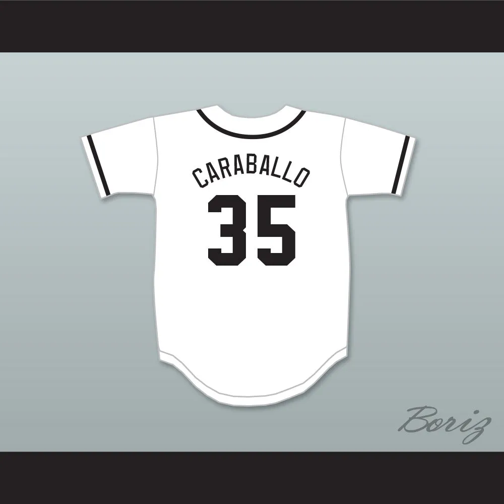Rick Caraballo 35 Salamanders Baseball Jersey 1st Annual Rock N' Jock Diamond Derby
