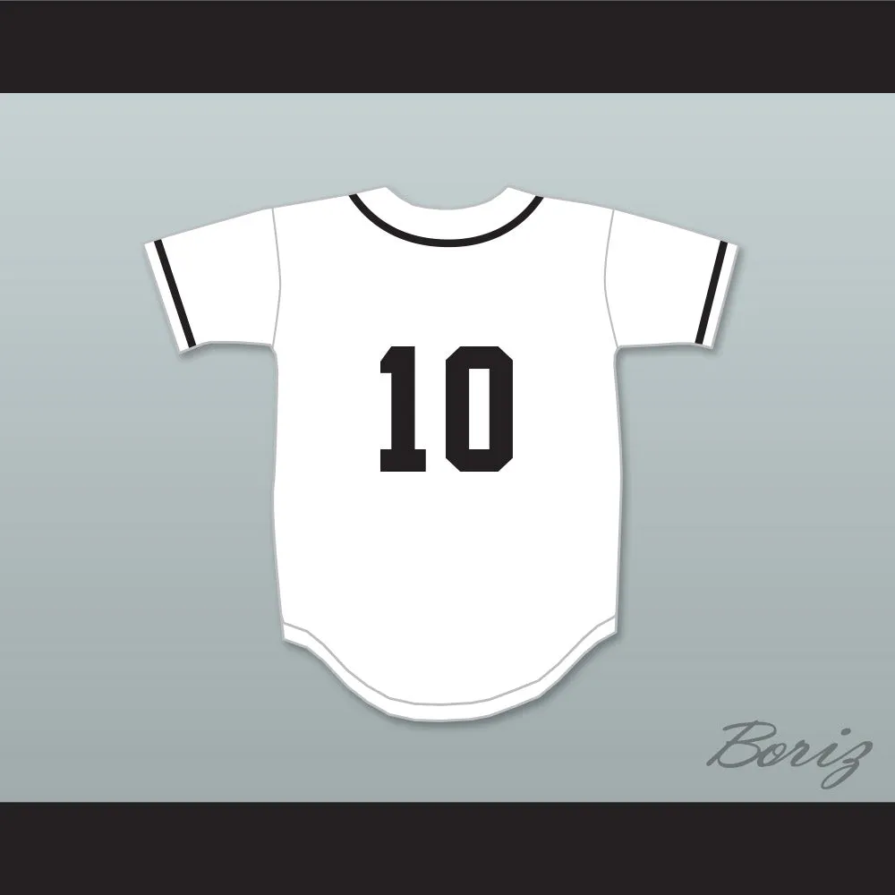 Robert Wuhl 10 Salamanders Baseball Jersey 1st Annual Rock N' Jock Diamond Derby 1990