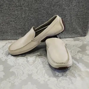 Rockport‎ Sz 13 Driving Moccasin Beige Leather Men Slip On Medium (D, M)
