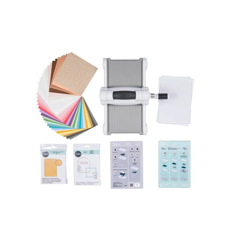 Sizzix Big Shot Embossing & Die-Cutting Machine Starter Kit - White & Grey