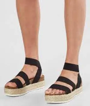 Steve Madden Kimmie Black Platforms