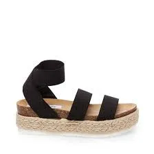 Steve Madden Kimmie Black Platforms