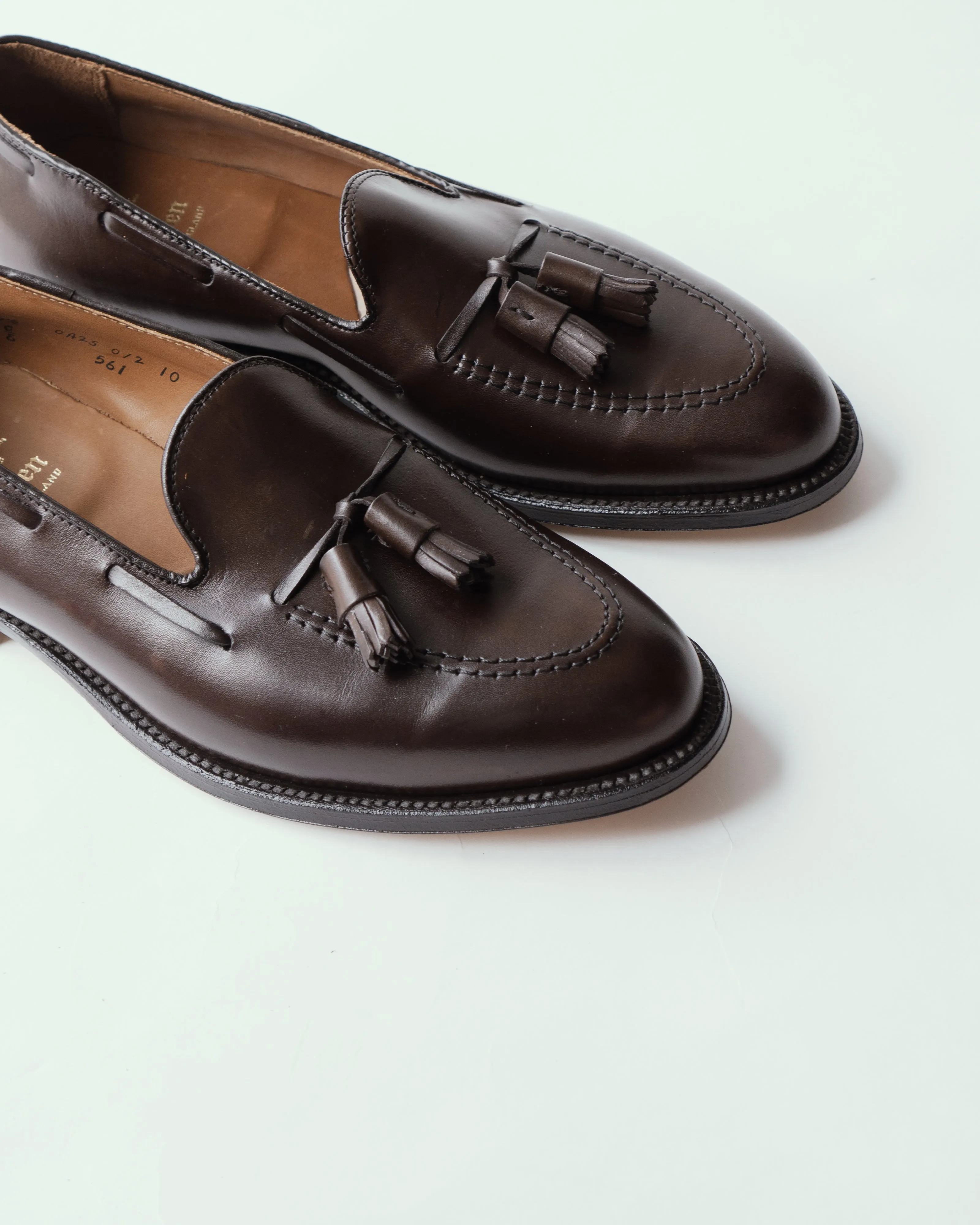 Tassel Moccasin Loafer 561 | Dark Brown Calf Skin / Aberdeen