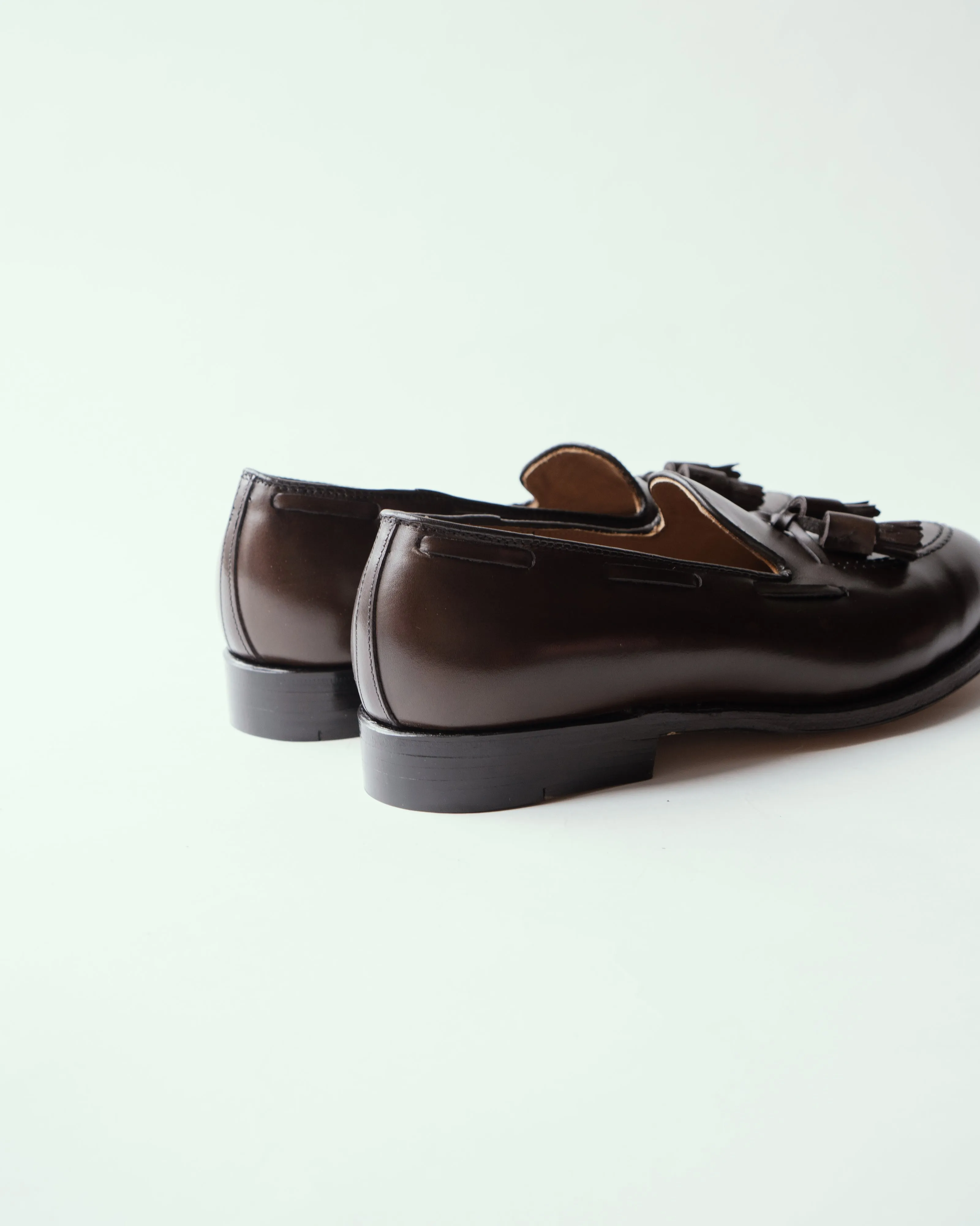 Tassel Moccasin Loafer 561 | Dark Brown Calf Skin / Aberdeen