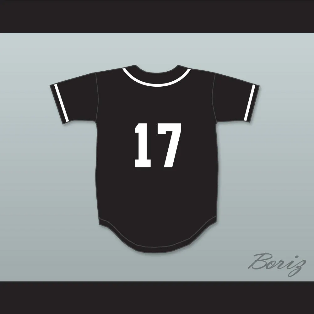 Tom Peterson 17 Aardvarks Baseball Jersey 1st Annual Rock N' Jock Diamond Derby 1990