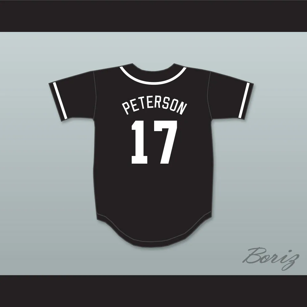Tom Peterson 17 Aardvarks Baseball Jersey 1st Annual Rock N' Jock Diamond Derby