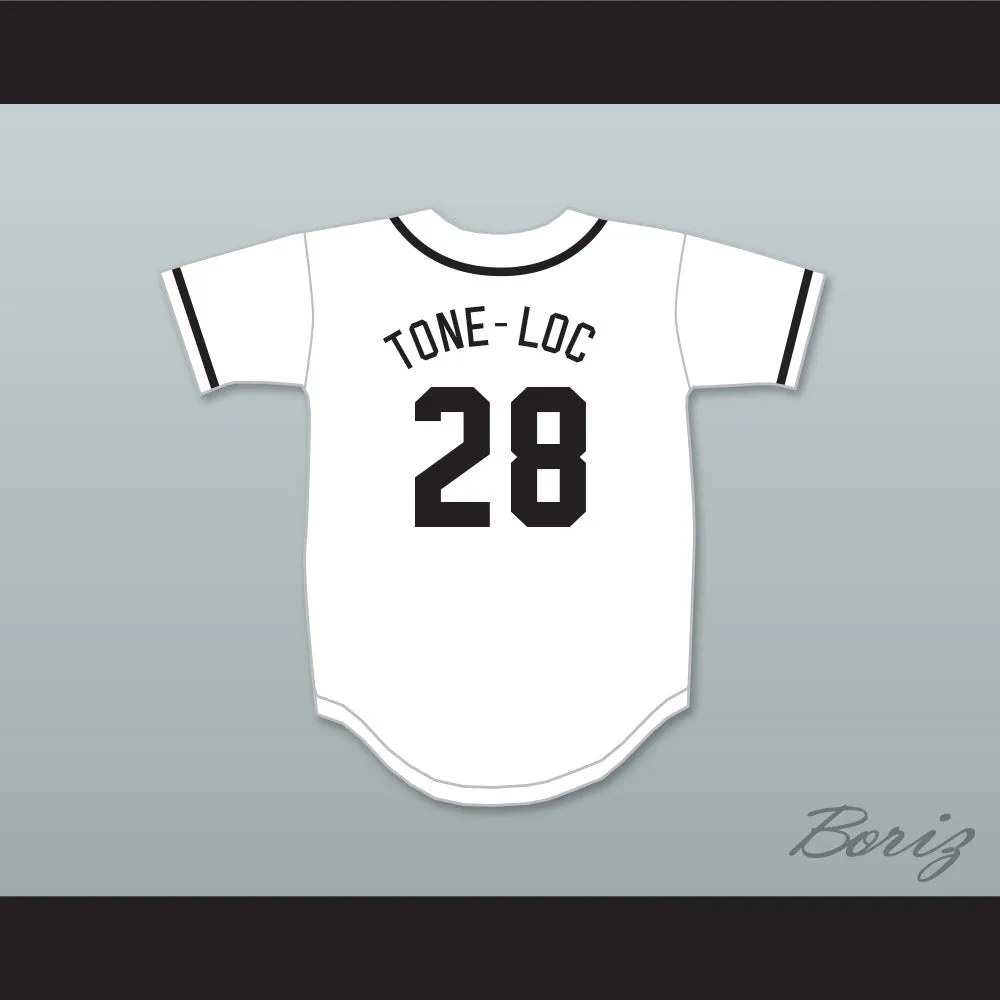 Tone-Loc 28 Salamanders Baseball Jersey 1st Annual Rock N' Jock Diamond Derby