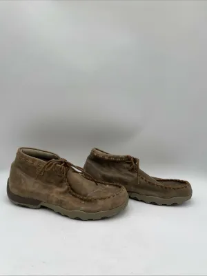 Twisted X Men’s Chukka Driving Moc Brown Size 10.5M - Very Good