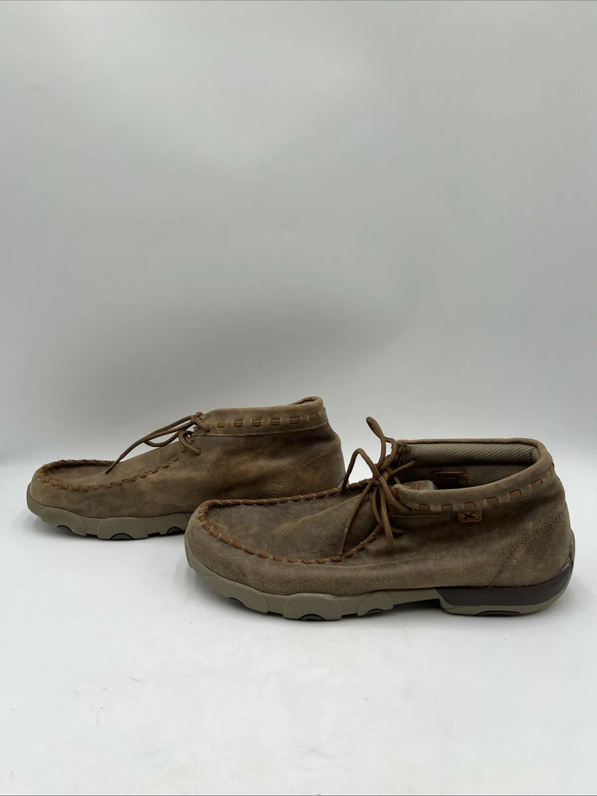 Twisted X Men’s Chukka Driving Moc Brown Size 10.5M - Very Good