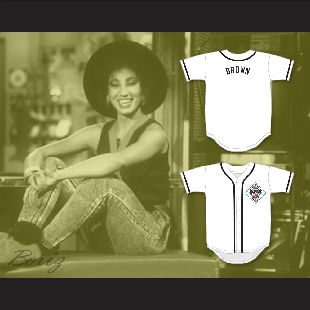 VJ Downtown Julie Brown Salamanders Baseball Jersey 1st Annual Rock N' Jock Diamond Derby 1990