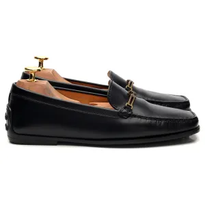 Women's Black Leather Loafers UK 4 EU 37