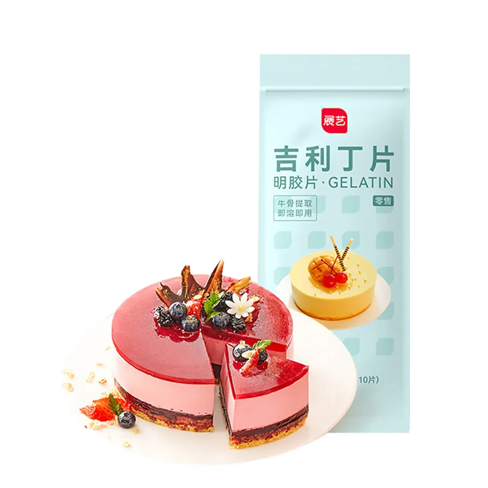 Zhan Yi Gelatin Sheets - 10 Slices, 50g